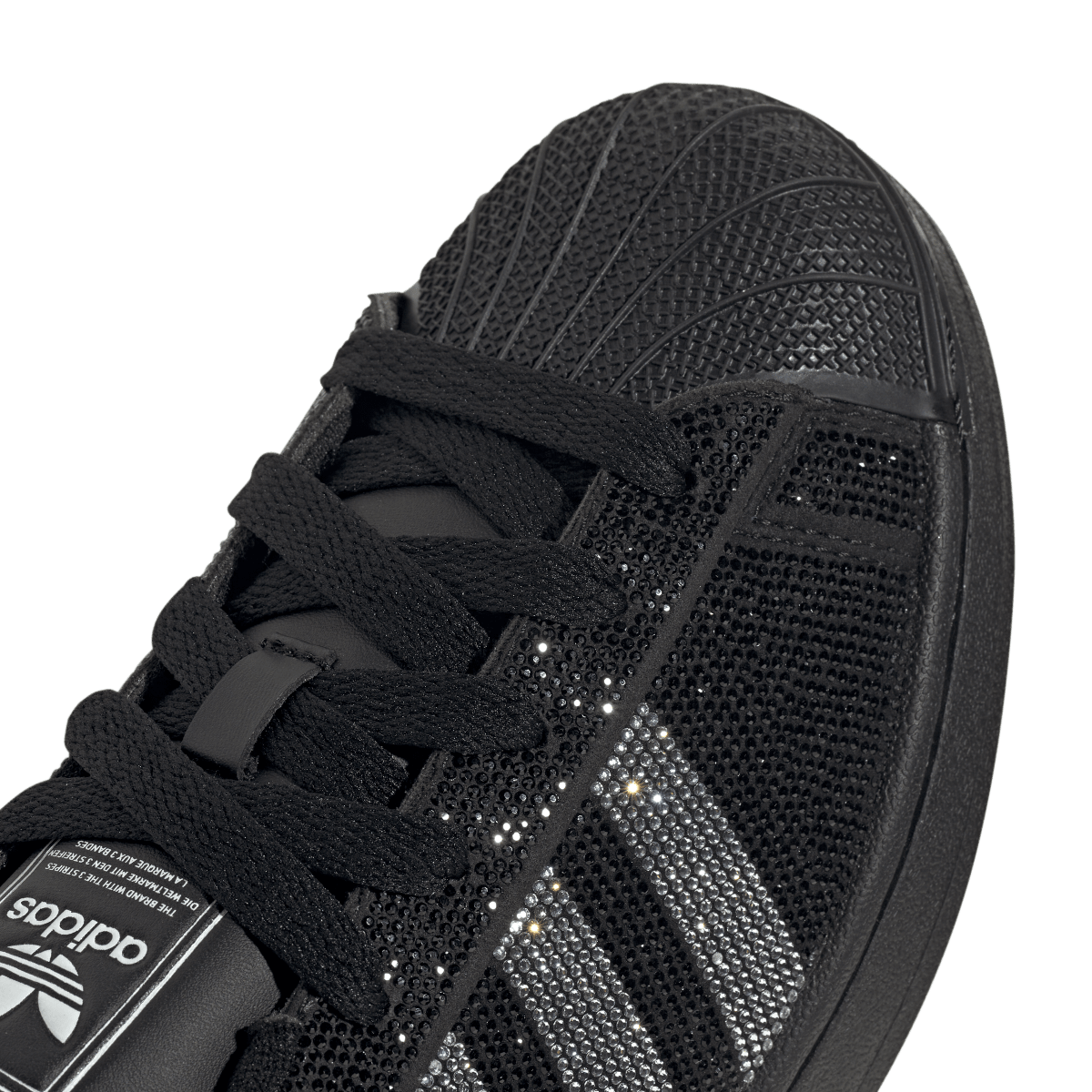 Adidas Superstar II Rhinestone Black Silver