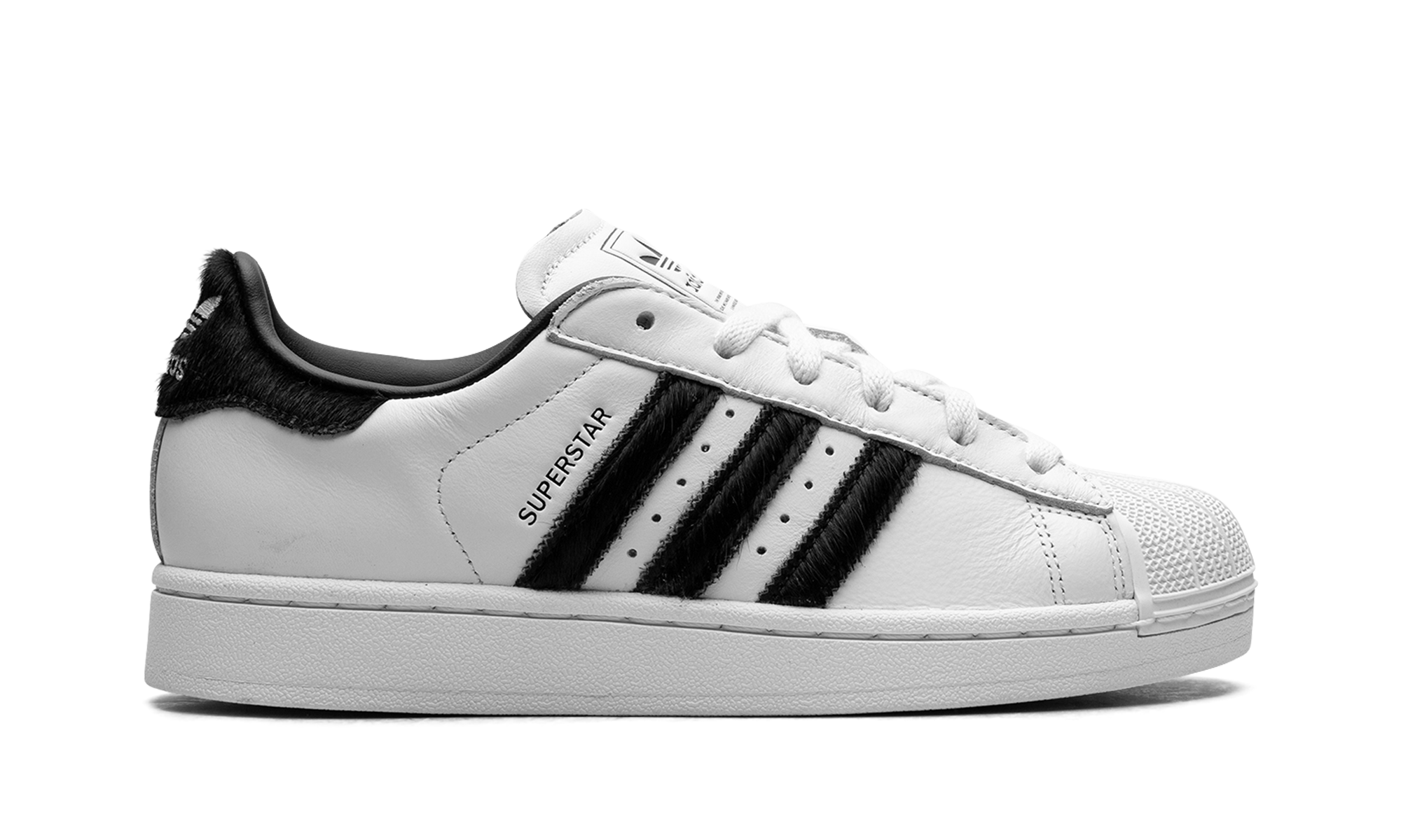 Adidas Superstar II White Black Pony Hair