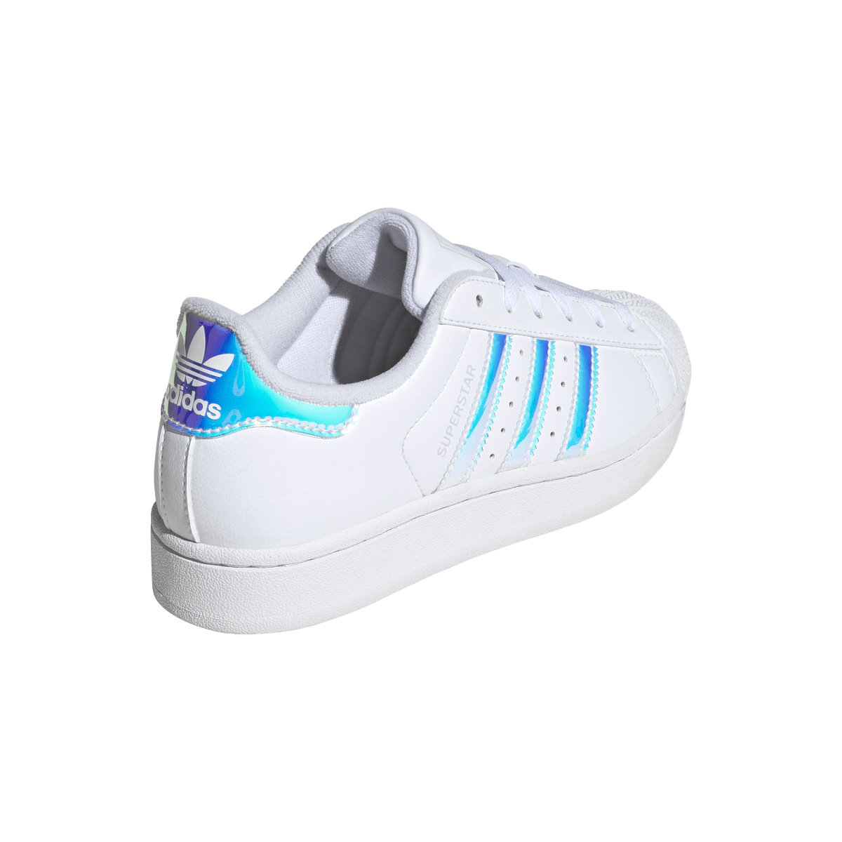 Adidas Superstar II White Iridescent Stripes