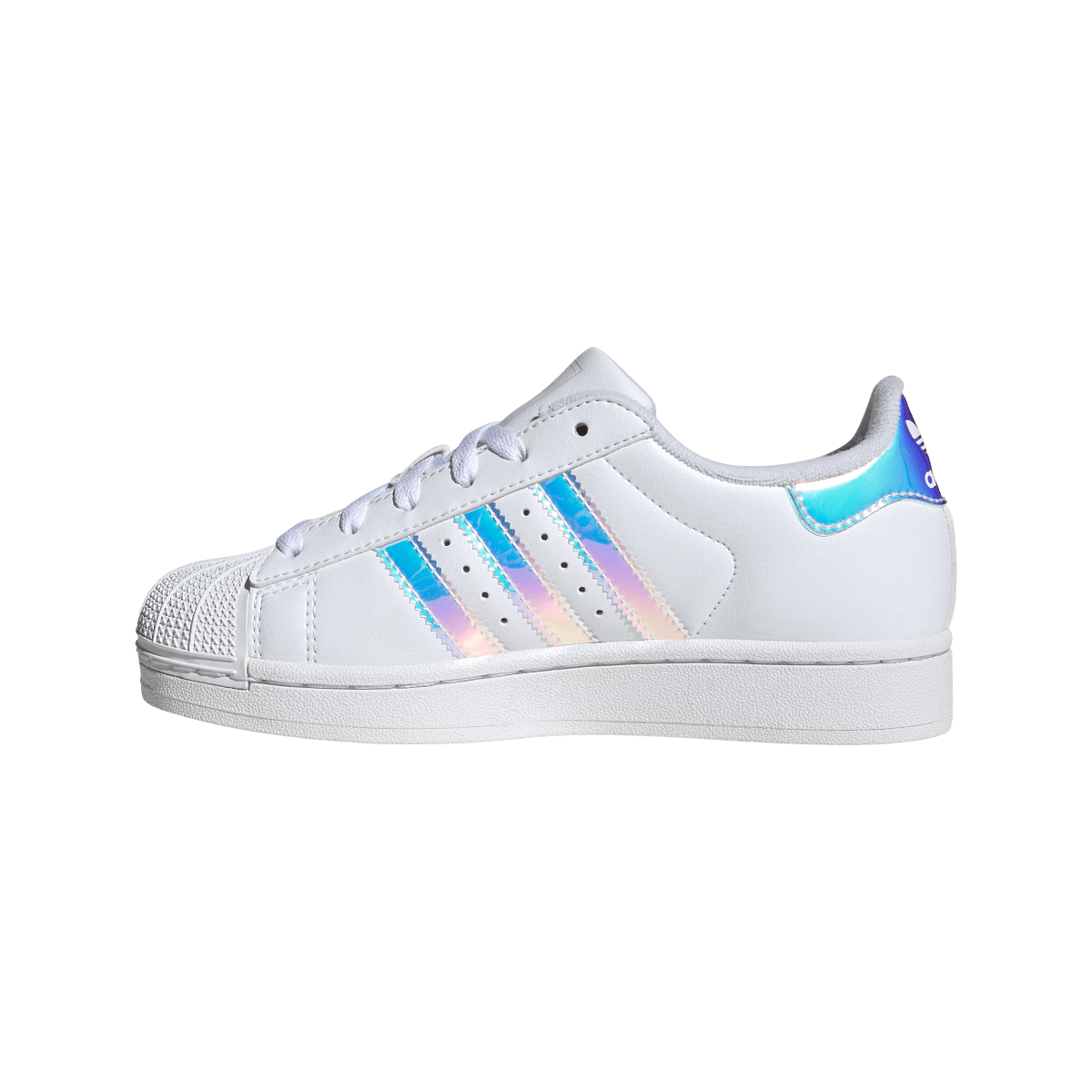 Adidas Superstar II White Iridescent Stripes