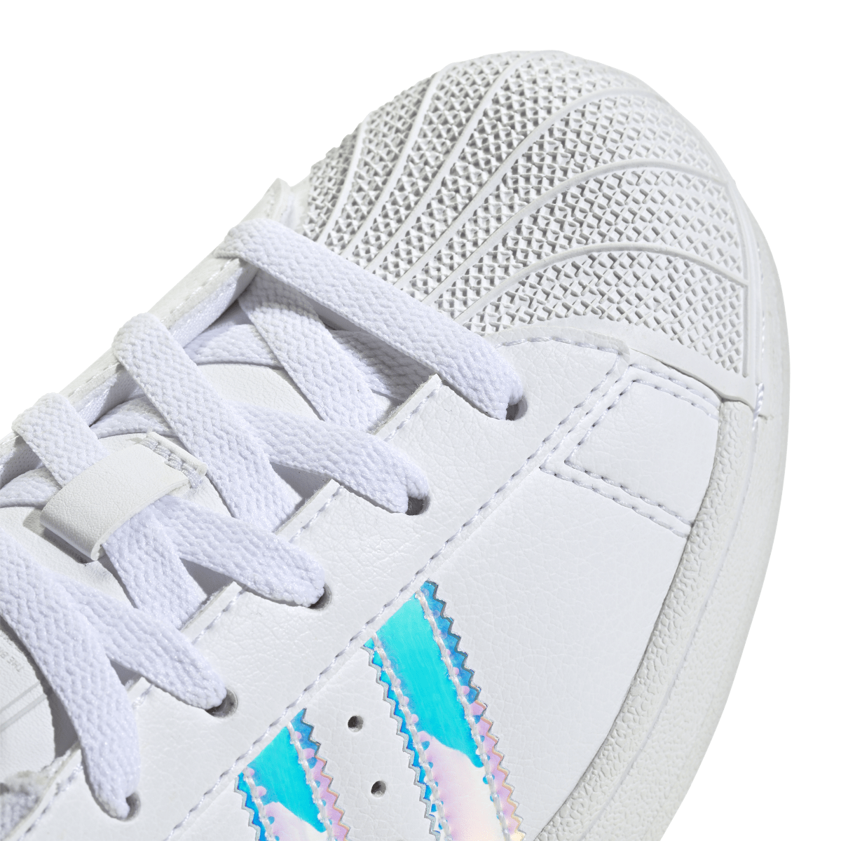 Adidas Superstar II White Iridescent Stripes