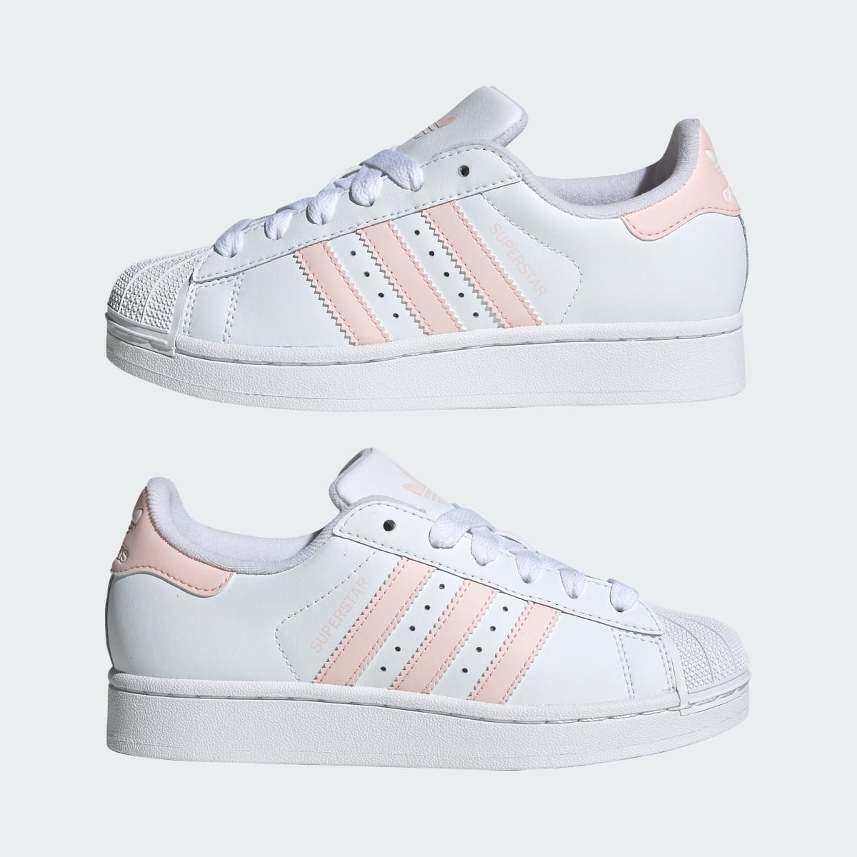 Adidas Superstar II White Sandy Pink