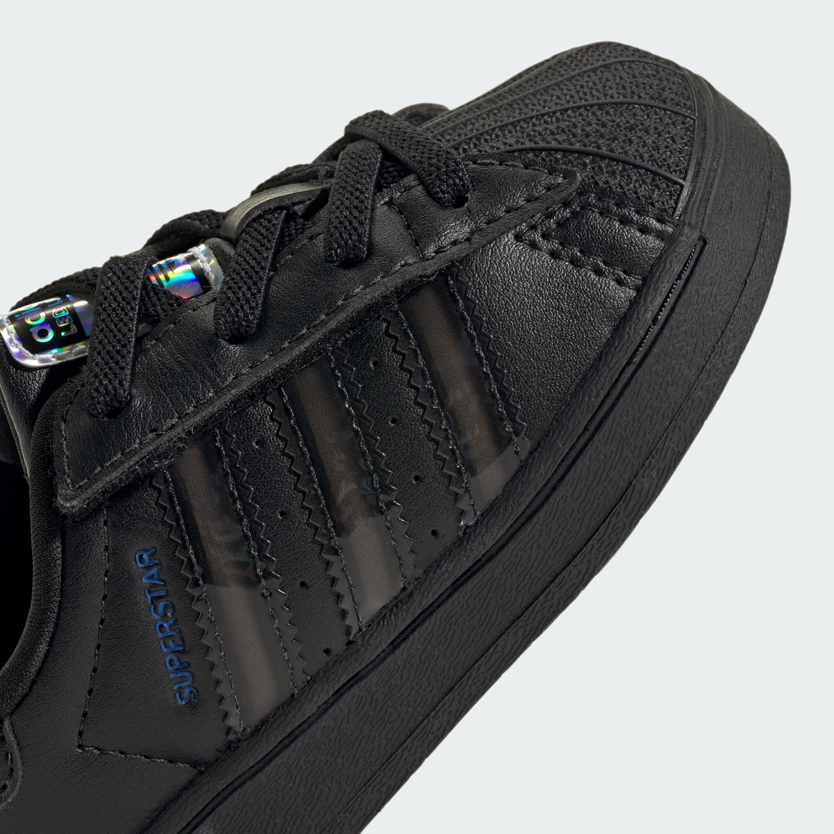 Adidas Superstar LED Lights Comfort Closure Core Black Preloved Violet (TD)