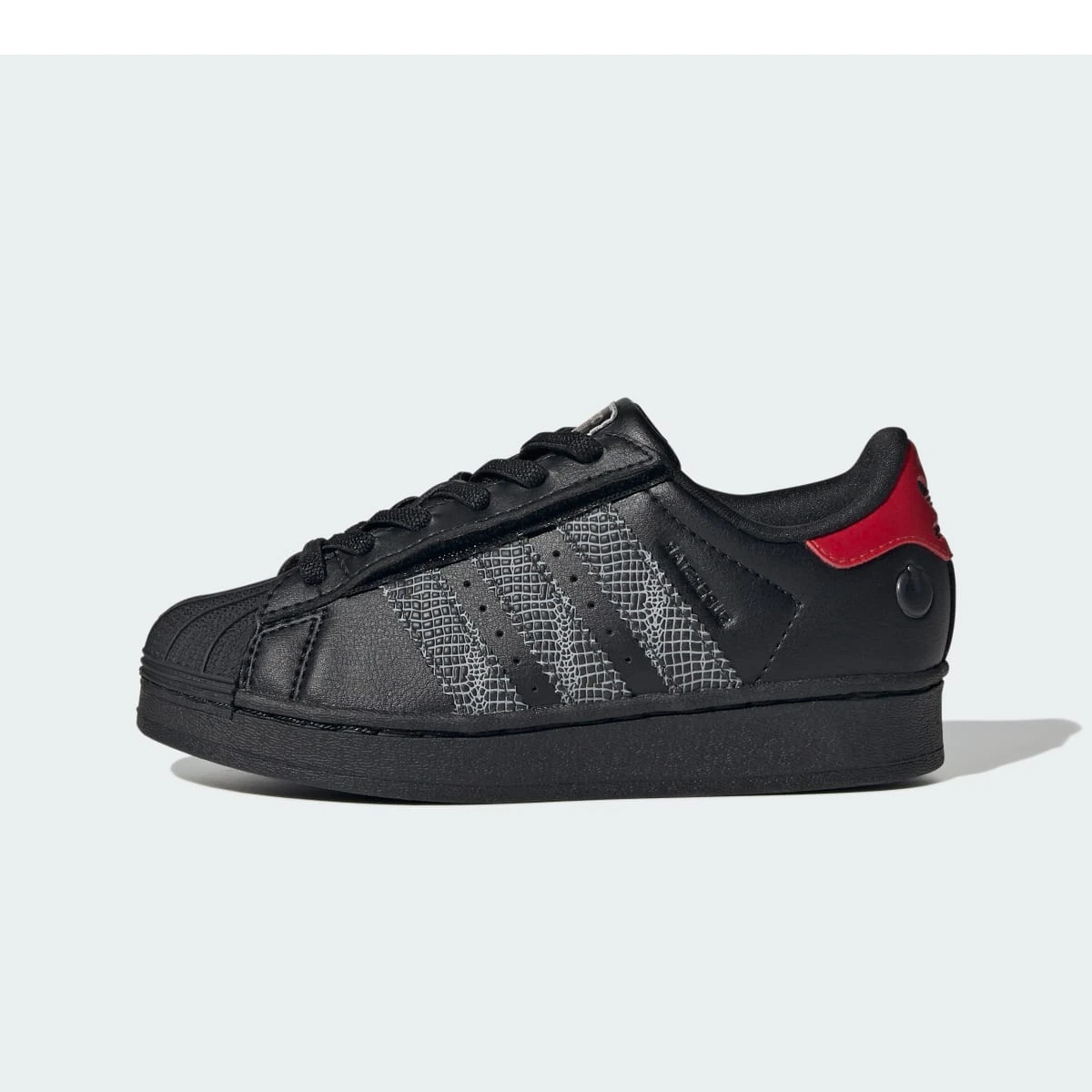 Adidas Superstar LED Lights Comfort Closure Core Black Red (PS)
