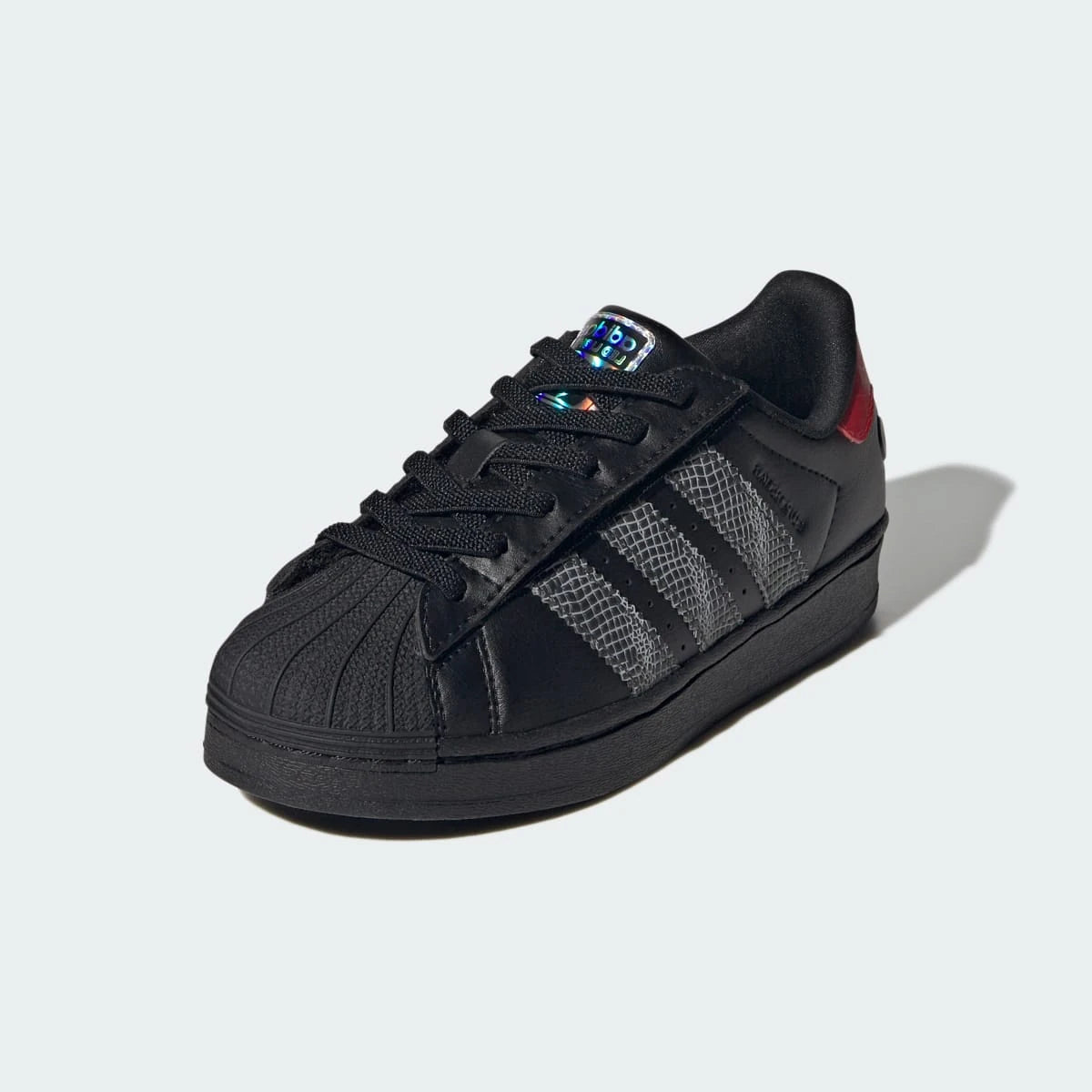 Adidas Superstar LED Lights Comfort Closure Core Black Red (PS)