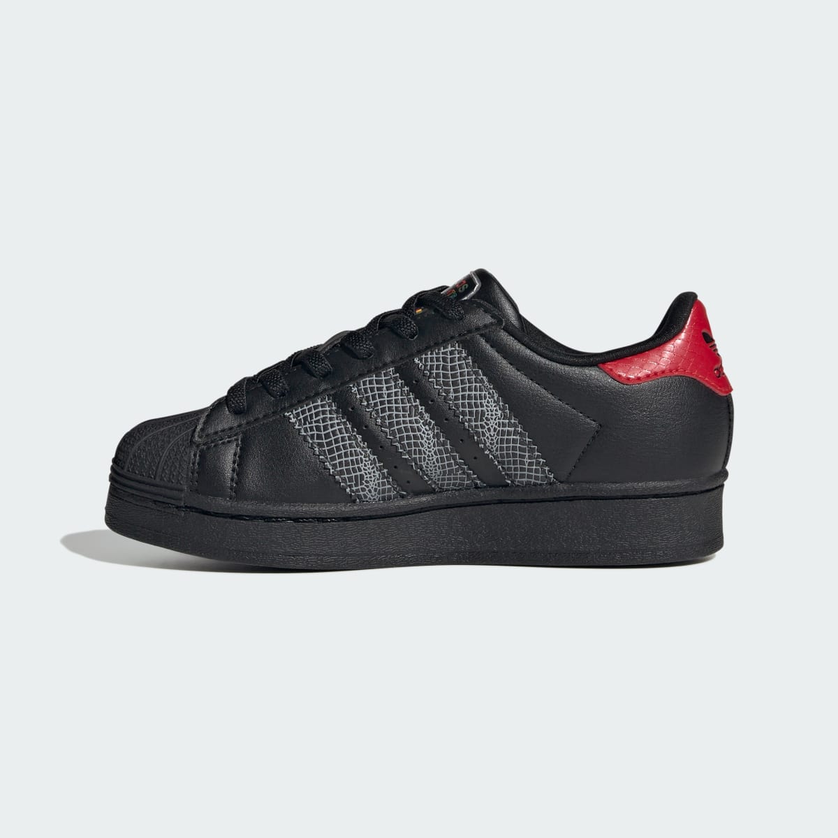 Adidas Superstar LED Lights Comfort Closure Core Black Red (PS)