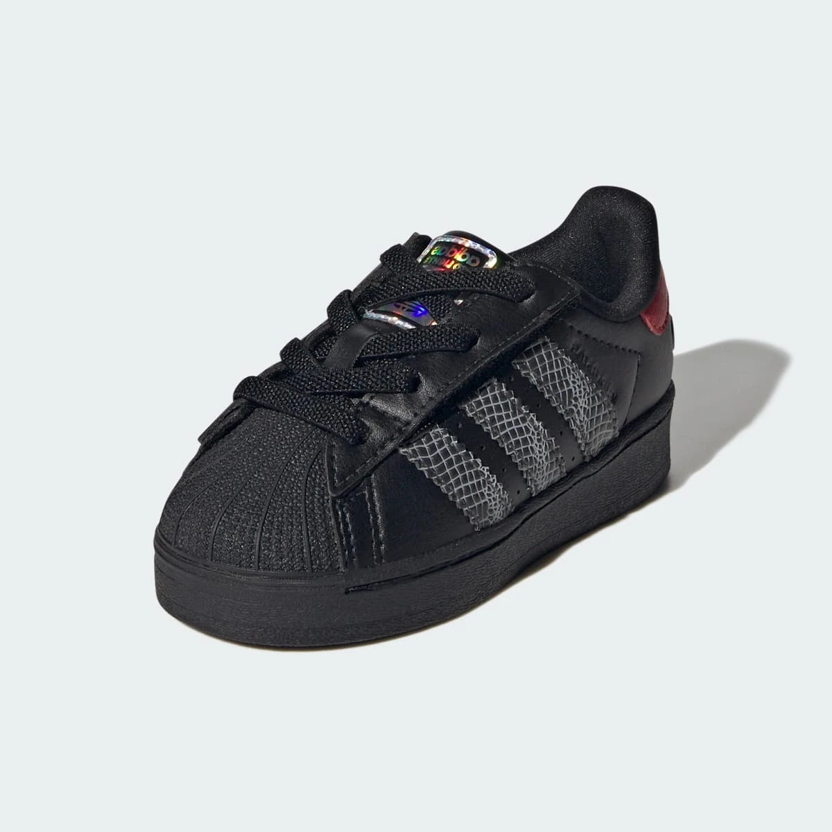 Adidas Superstar LED Lights Comfort Closure Core Black Red (TD)