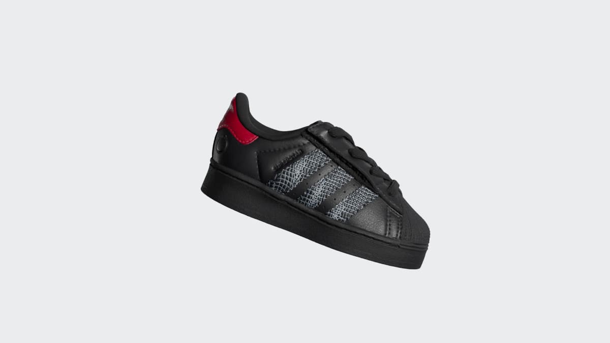 Adidas Superstar LED Lights Comfort Closure Core Black Red (TD)