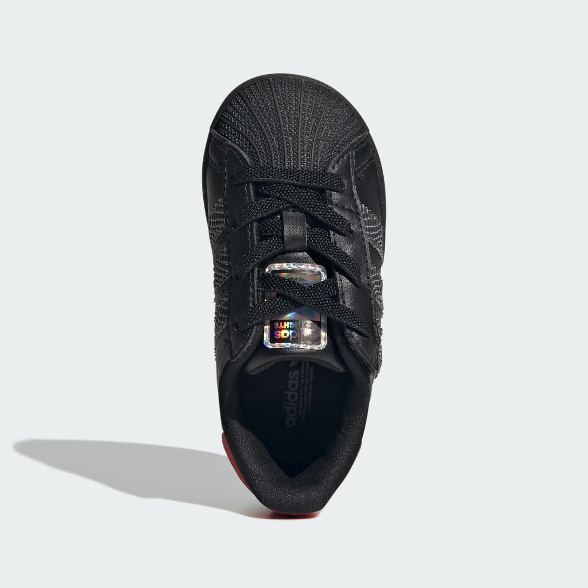 Adidas Superstar LED Lights Comfort Closure Core Black Red (TD)