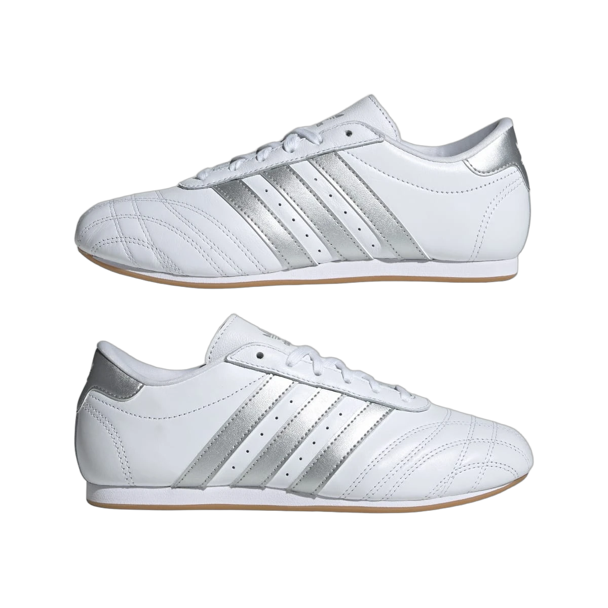 Adidas Taekwondo Cloud White Silver Metallic Gum