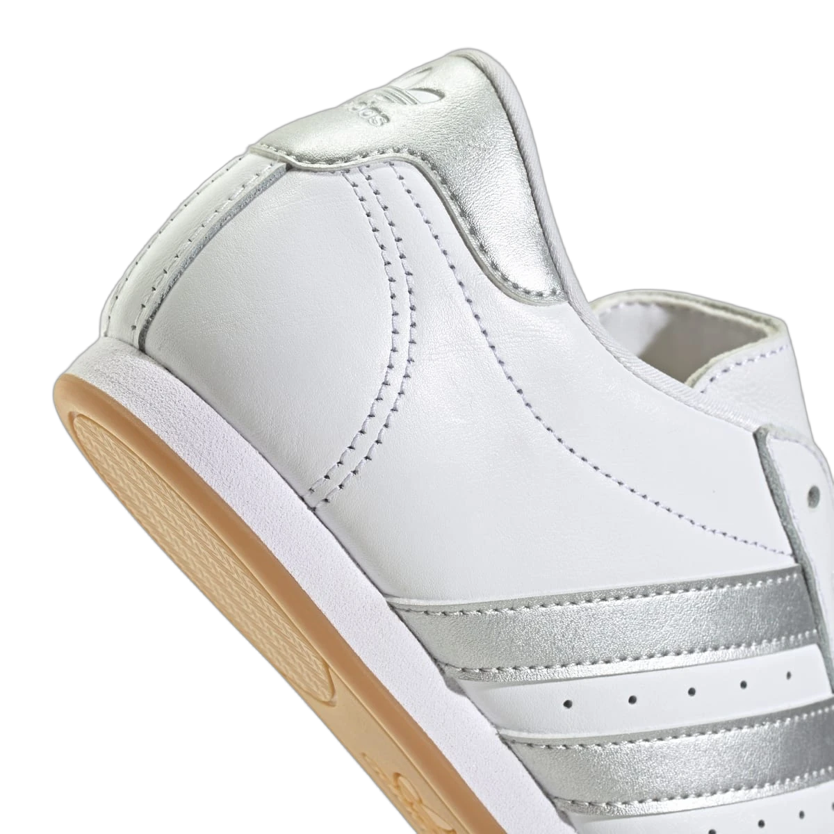Adidas Taekwondo Cloud White Silver Metallic Gum