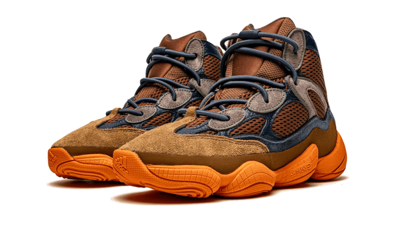 Adidas Yeezy 500 High Tactile Orange, Brown/Navy/Tactile Orange (GW2873)