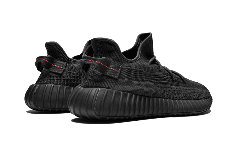 Adidas Yeezy Boost 350 V2 Static Black (Reflective), Black/Black/Black (FU9007)