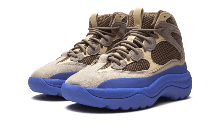 Adidas Yeezy Desert Boot Taupe Blue