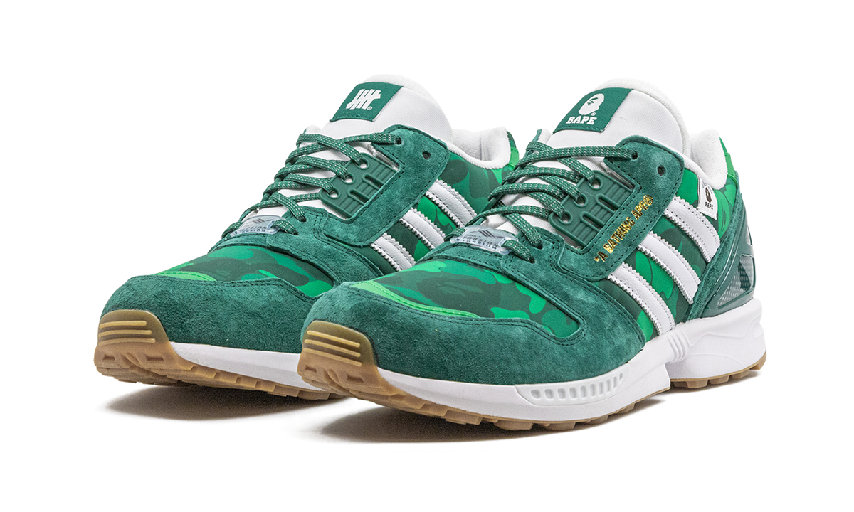 Adidas ZX 8000 Bape Undefeated Green
