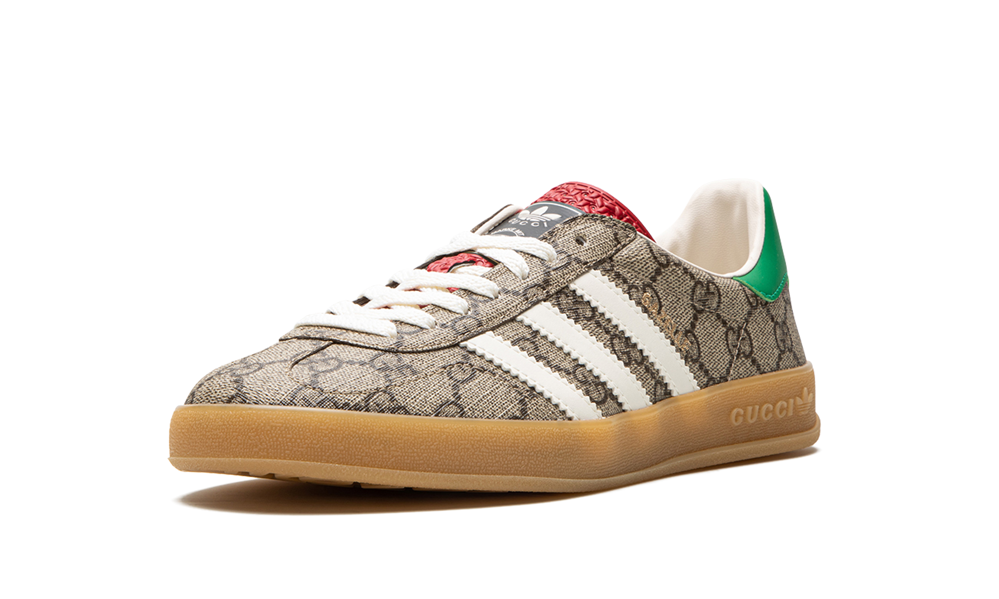 Adidas x Gucci Gazelle Beige GG Monogram