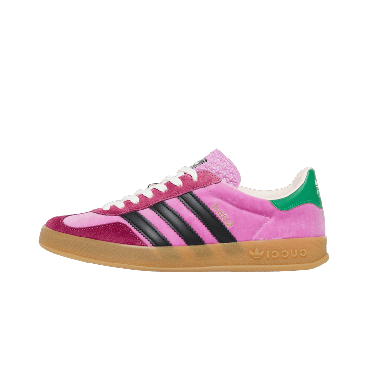 Adidas x Gucci Gazelle Pink, Pink/Collegiate Purple/Bold Green (HQ8852)