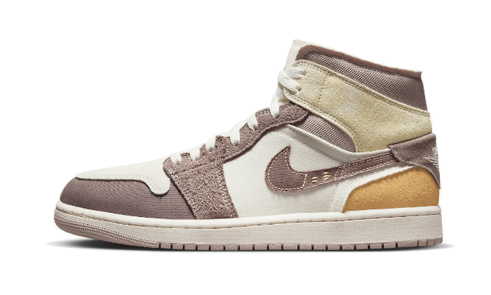 Air Jordan 1 Mid SE Craft Taupe Haze, Sail/Taupe Haze/Fossil Stone/Celestial Gold/Muslin (DM9652-102 / DZ4466-102)