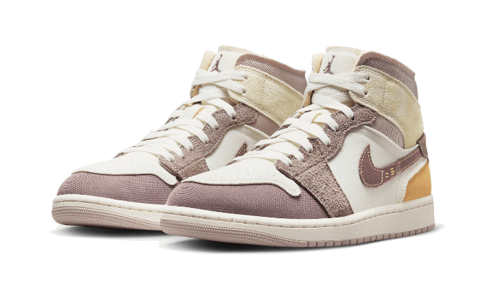 Air Jordan 1 Mid SE Craft Taupe Haze, Sail/Taupe Haze/Fossil Stone/Celestial Gold/Muslin (DM9652-102 / DZ4466-102)