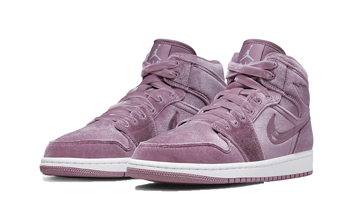 Air Jordan 1 Mid SE Purple Velvet, Purple Smoke/Purple Smoke-White (DQ8397-500)