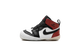 Air Jordan 1 Crib Bootie Black Toe Reimagined (I)
