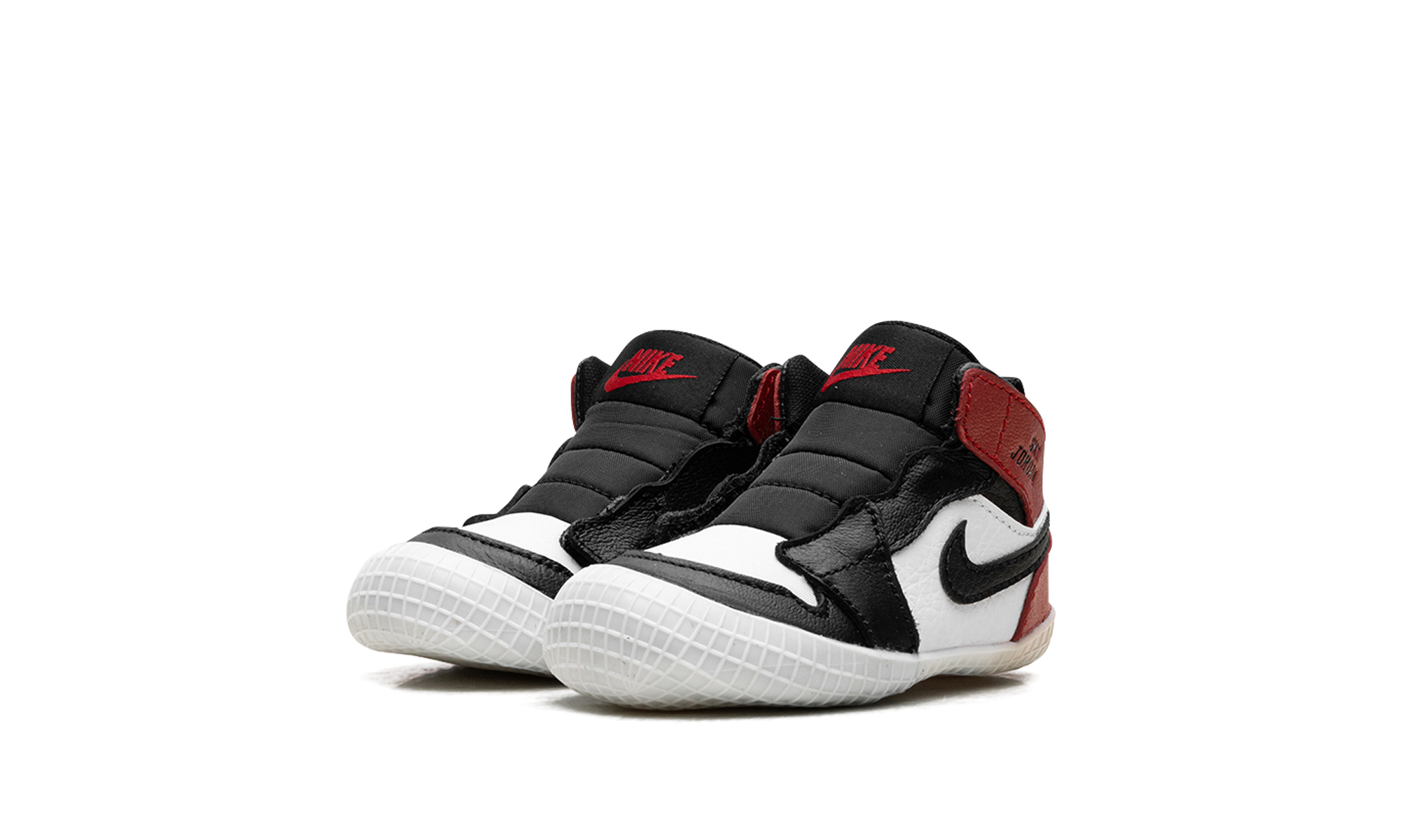 Air Jordan 1 Crib Bootie Black Toe Reimagined (I)