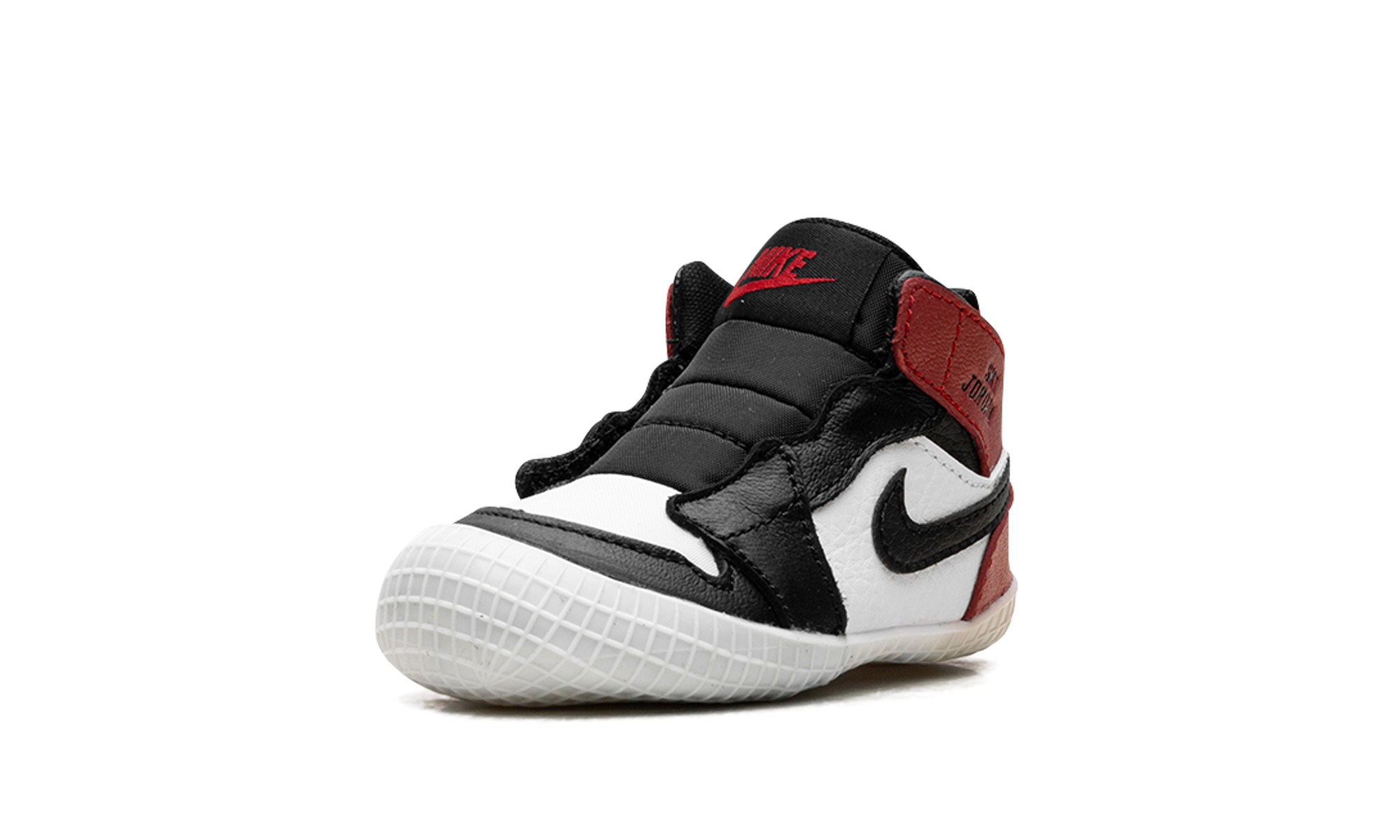 Air Jordan 1 Crib Bootie Black Toe Reimagined (I)