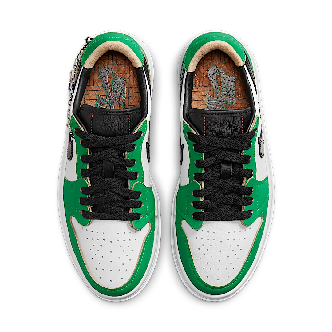 Air Jordan 1 Elevate Low SE Lucky Green, Lucky Green/White/White Onyx/Black (DQ8394-301)