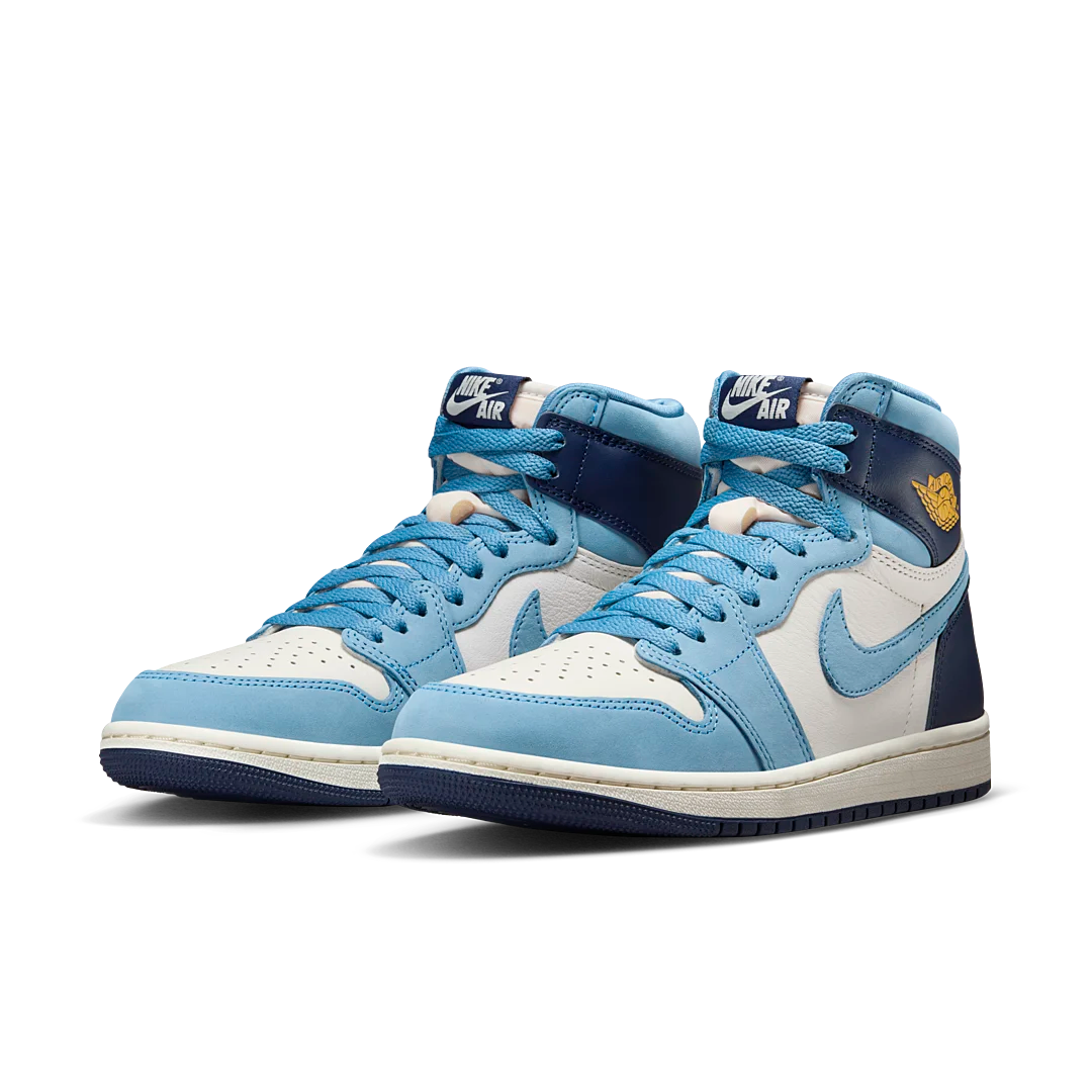 Air Jordan 1 High OG First in Flight, University Blue/Midnight Navy-Sail (FD2596-400)