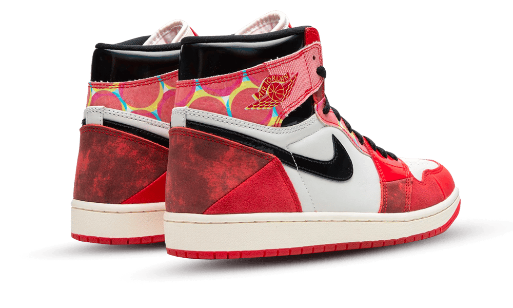 Air Jordan 1 Retro High OG Spider-Man Across the Spider-Verse, University Red/Black/White (DV1748-601 / DV1753-601)