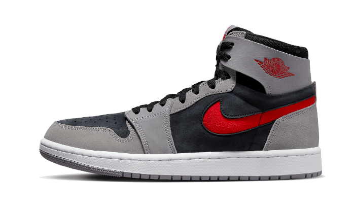 Air Jordan 1 High Zoom Air CMFT 2 Black Fire Red Cement, Black/Fire Red/Cement Grey/White (DV1307-060)