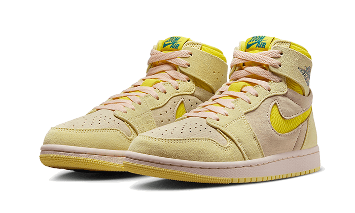 Air Jordan 1 High Zoom Air CMFT 2 Citron Tint, Citron Tint/Dynamic Yellow-Muslin-Sky J Teal (DV1305-800)