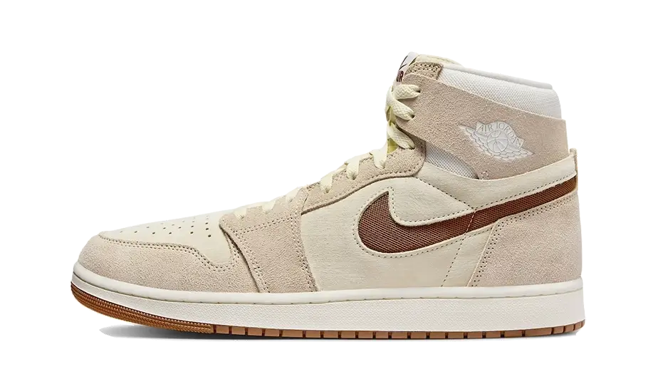 Air Jordan 1 High Zoom Air CMFT 2 Legend Coffee, Sail/Legend Medium Brown/Fossil/Legend Coffee (DV1307-120)