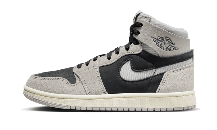 Air Jordan 1 High Zoom Air CMFT 2 Light Iron Ore, Light Iron Ore/Neutral Grey-Black-Coconut Milk (DV1305-001)