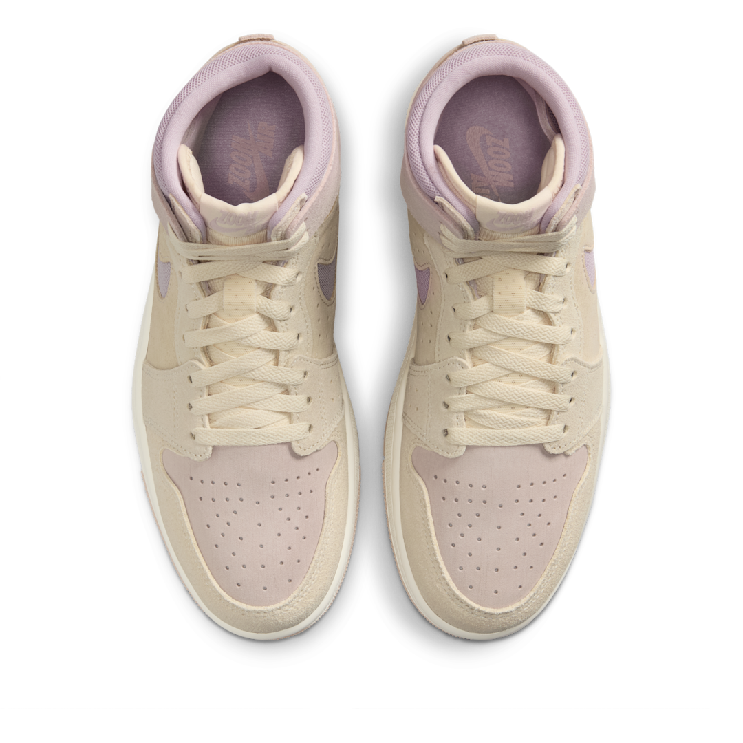 Air Jordan 1 High Zoom Air CMFT 2 Muslin Plum Chalk