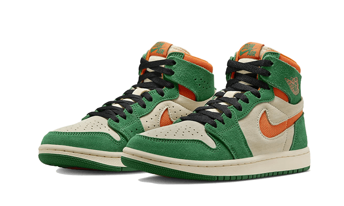 Air Jordan 1 High Zoom Air CMFT 2 Pine Green Orange Blaze