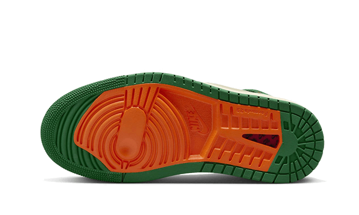 Air Jordan 1 High Zoom Air CMFT 2 Pine Green Orange Blaze, Pine Green/Muslin/Black/Orange Blaze (DV1305-308)