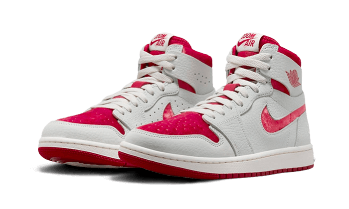 Air Jordan 1 High Zoom Air CMFT 2 Valentine's Day (2023), Summit White/Phantom/Gym Red (DV1304-106)