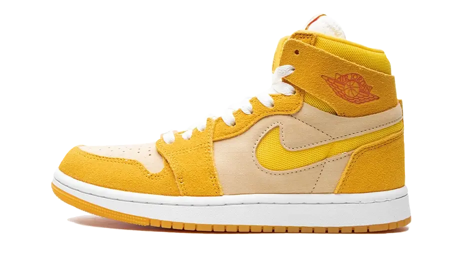 Air Jordan 1 High Zoom Air CMFT 2 Yellow Ochre, Yellow Ochre/Tour Yellow/Pale Vanilla/Safety Orange/Sail/White (FJ5743-700)