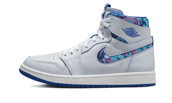 Air Jordan 1 High Zoom Air CMFT 25 Years In China, Grey/Royal Blue/Pink (DV5575-140)