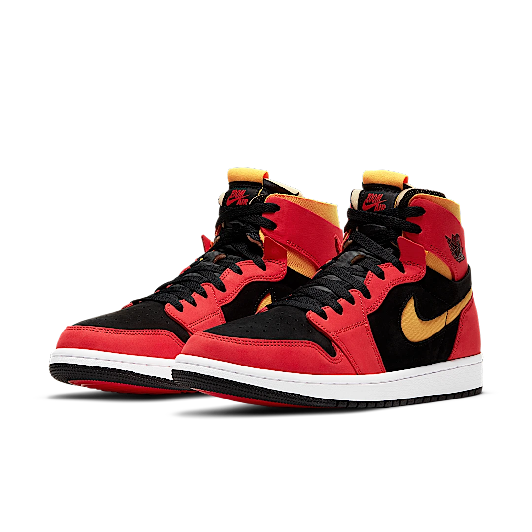 Air Jordan 1 High Zoom Air CMFT Black Chile Red, Black/Chile Red (CT0978-006)