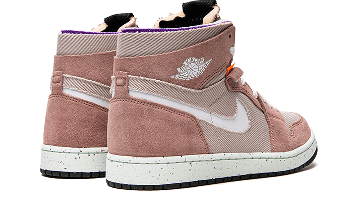 Air Jordan 1 High Zoom Air CMFT Fossil Stone, Fossil Stone/Fossil Rose/Psychic Purple/White (CT0978-201)