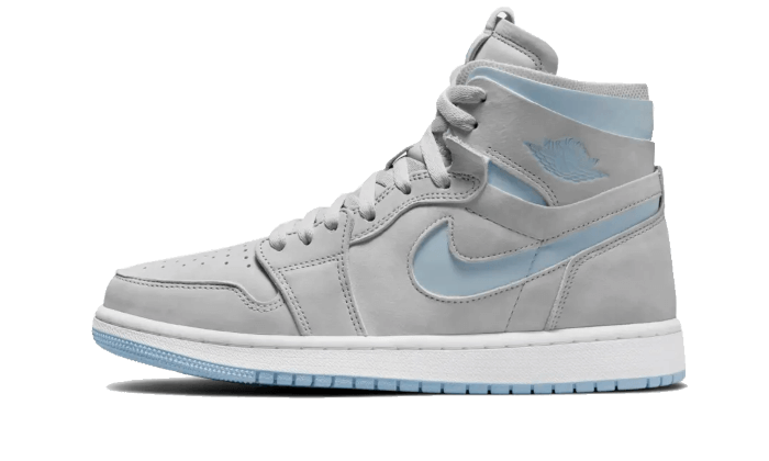 Air Jordan 1 High Zoom Air CMFT Grey Fog, Grey Fog/Celestine Blue-White (CT0979-004)