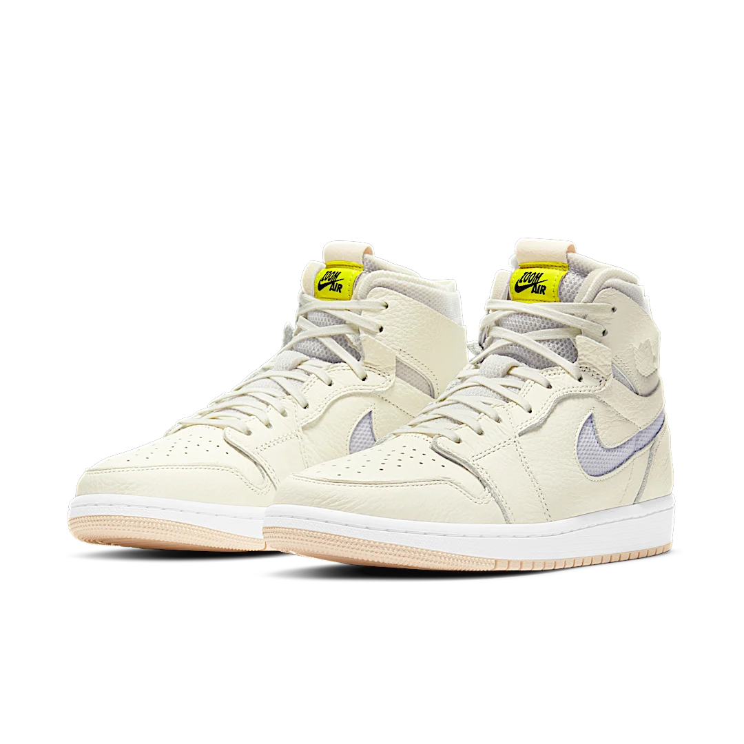 Air Jordan 1 High Zoom Air CMFT Pearl White, Sail/Pearl White (CT0979-107)