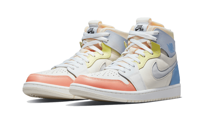 Air Jordan 1 High Zoom Air CMFT To My First Coach, Sail/White-Zitron-Summit White (DJ6910-100)