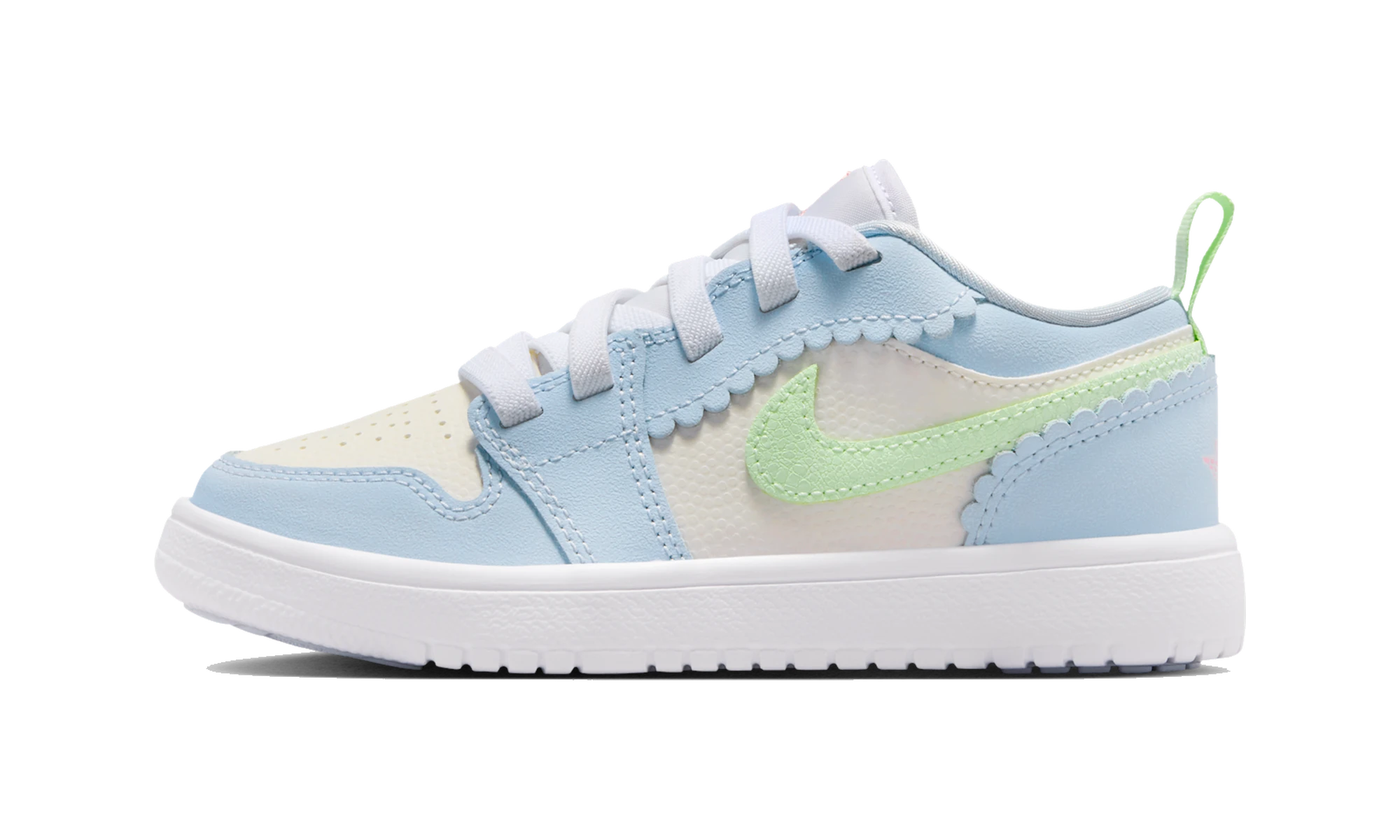 Air Jordan 1 Low ALT SE Half Blue Sail Vapor Green (PS)