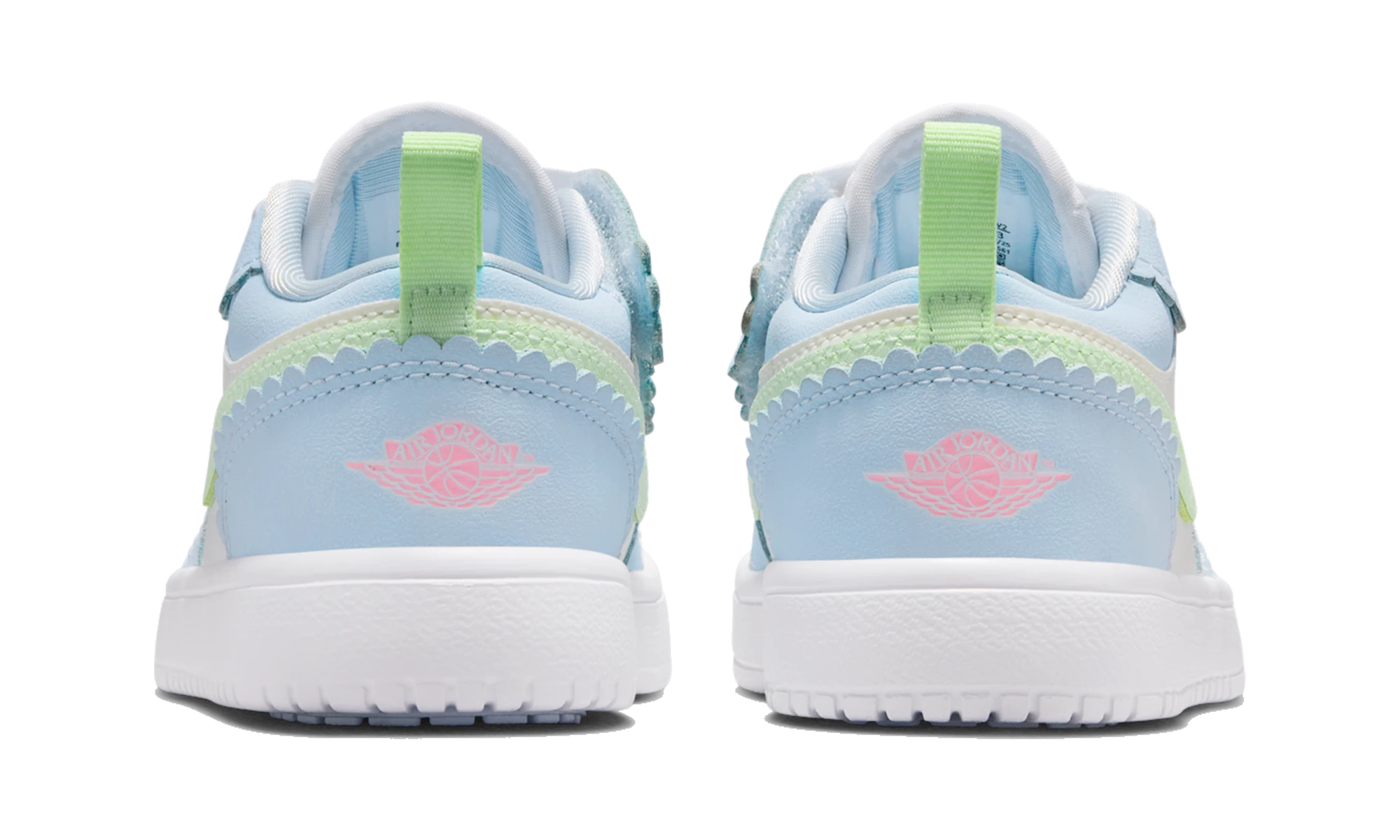 Air Jordan 1 Low ALT SE Half Blue Sail Vapor Green (PS)