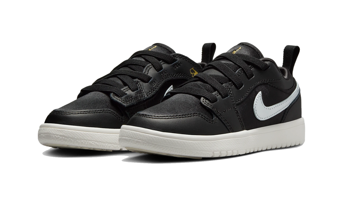 Air Jordan 1 Low Alt SE Black Silver Sail Gold (PS)