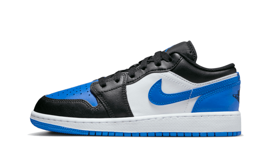 Air Jordan 1 Low Alternate Royal Toe, White/Black/White/Royal Blue (553558-140)