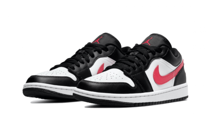 Air Jordan 1 Low Black Siren Red, Black/Siren Red-White (DC0774-004)